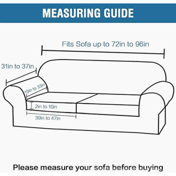 Sofa Base Cover Plus 2 Large Cushion Covers